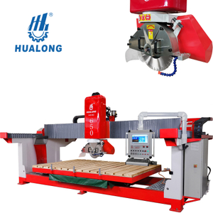 Hualong Stone Cutting Machinery Автоматическая мостовая пила с ЧПУ HSNC-650 Станок для резки и фрезерования гранита, мрамора, кварцевого стекла, плиткореза