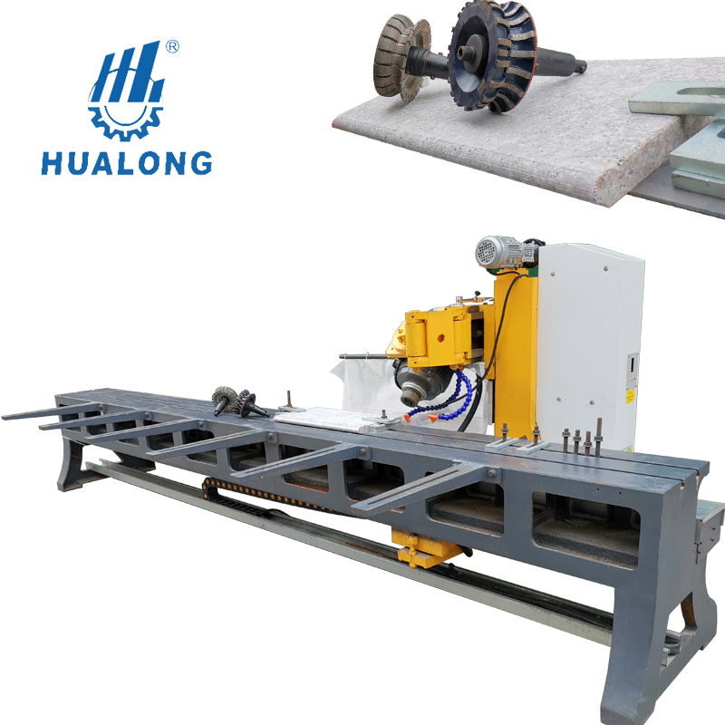 Каменное оборудование Hualong HLS-3800 Gratnie Marble Stone Edge 45-градусная фаска для резки Профилирующий резак